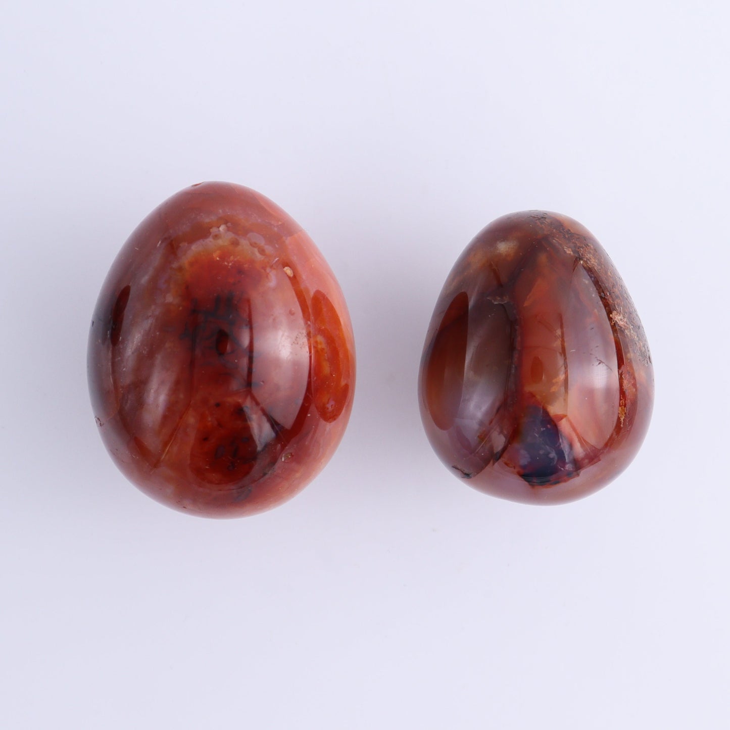 Carnelian Eggs Set of 12 - Expert Wholesale and Supplier of Wholesale Crystals & Bulk Gemstones, ["carnelian","Eggs","Madagascar"]