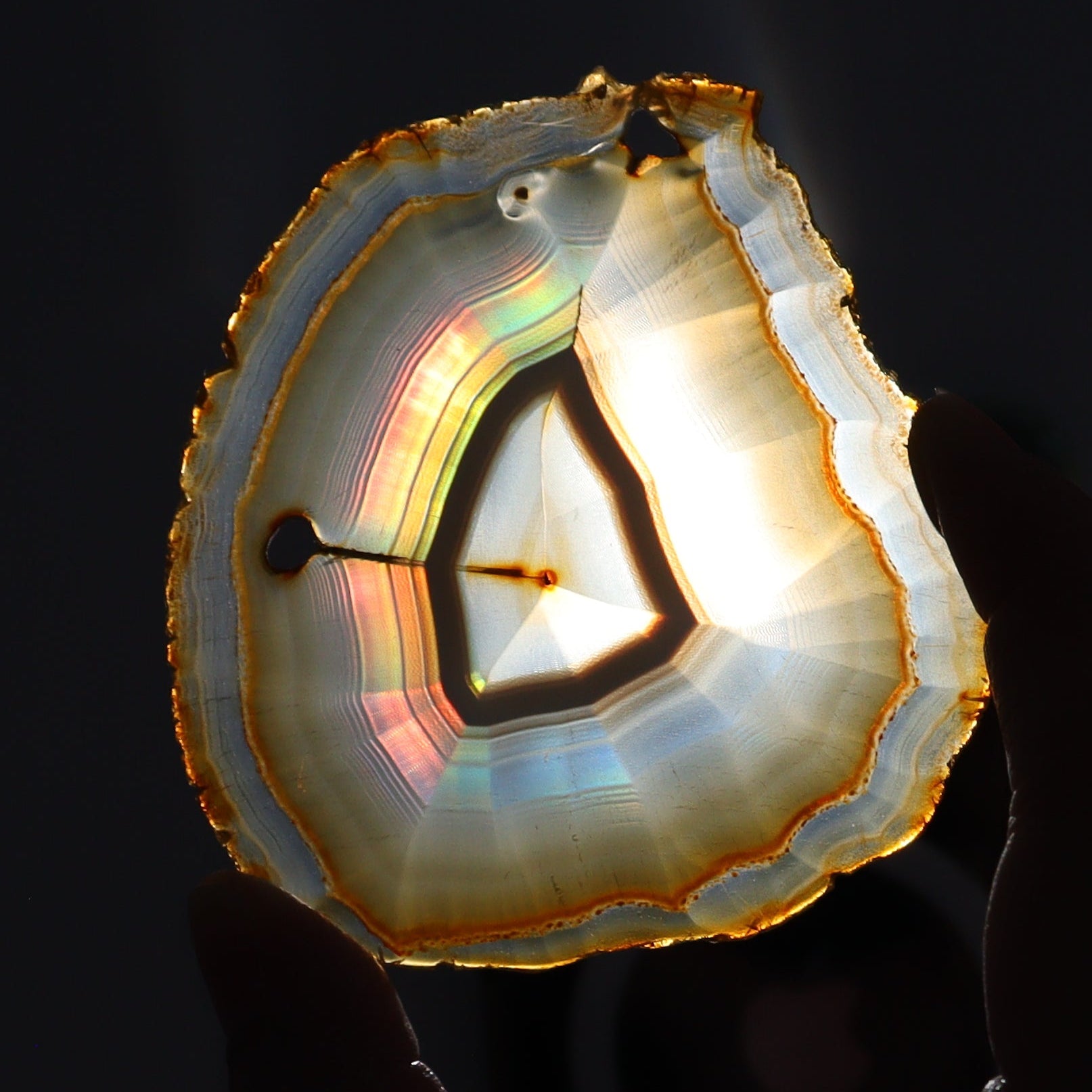 Iris Agate Slices Set of 6 - Expert Wholesale and Supplier of Wholesale Crystals & Bulk Gemstones, ["Agate","Iris Agate","Slices and Slabs"]