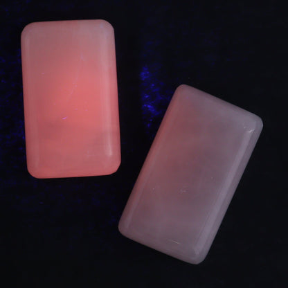 Pink Mangano Calcite Rectangles Set of 8 - Expert Wholesale and Supplier of Wholesale Crystals & Bulk Gemstones, ["Calcite","Madagascar","Pink Calcite","Rectangle"]
