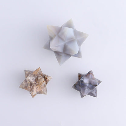 Mixed Stones Stars Set of 15 - Expert Wholesale and Supplier of Wholesale Crystals & Bulk Gemstones, ["jasper","Quartz","Rose Quartz","stars"]