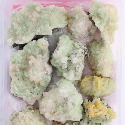 Prehnite Flat from Morocco - Expert Wholesale and Supplier of Wholesale Crystals & Bulk Gemstones, ["Clusters","Flats","Morocco","Prehnite"]