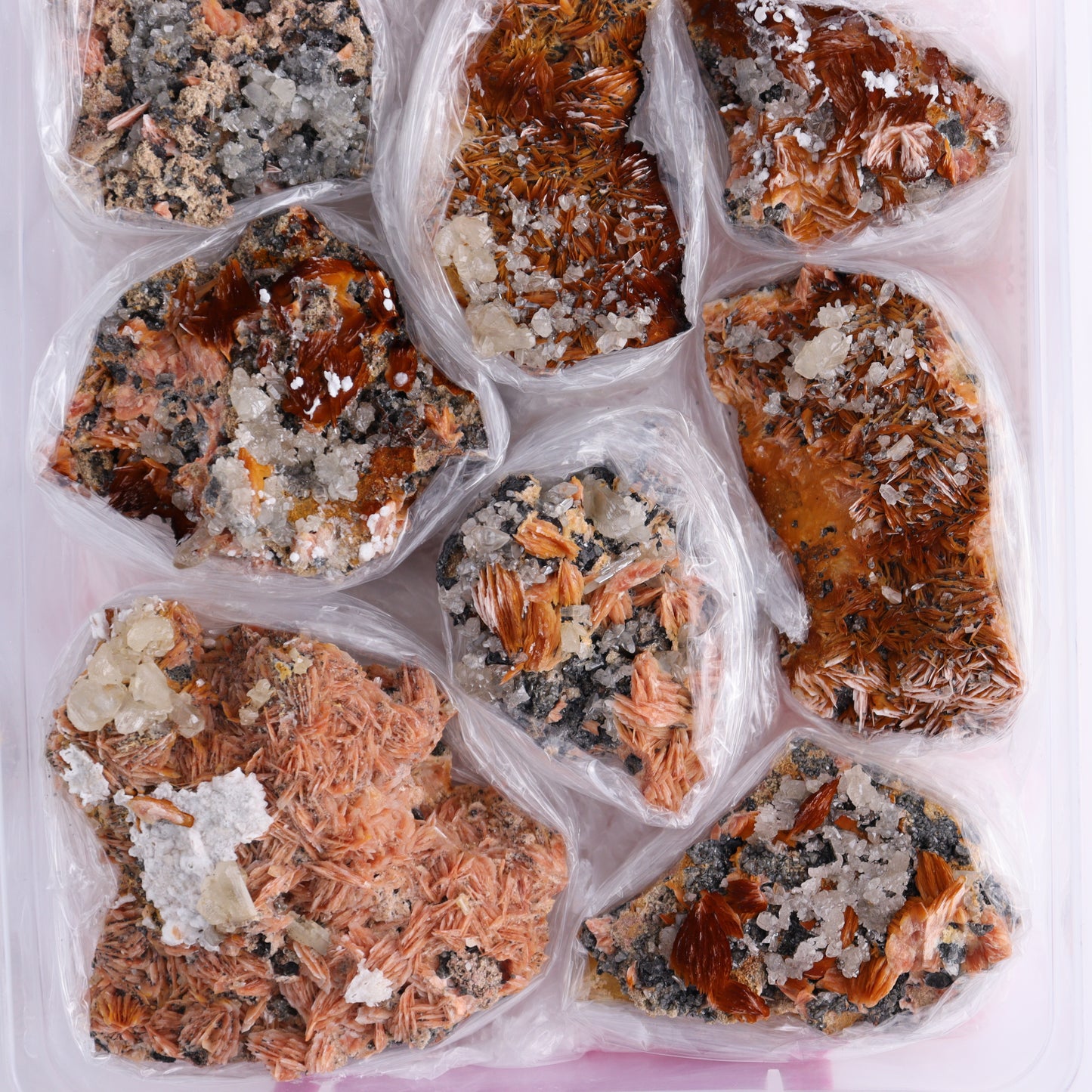 Cerussite Barite from Morocco Flat - Expert Wholesale and Supplier of Wholesale Crystals & Bulk Gemstones, ["Cerussite Barite","close_70","Flats","Morocco"]