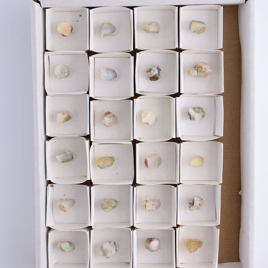 Ethiopian Opal Set of 24 - Expert Wholesale and Supplier of Wholesale Crystals & Bulk Gemstones, ["Ethiopia","ethiopian opal","Opal"]