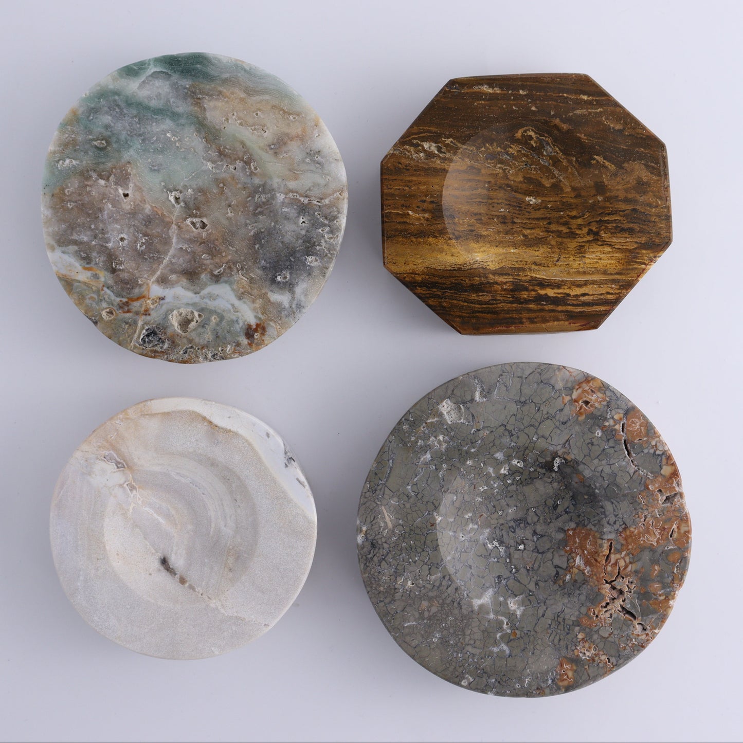 Ocean Jasper Sphere Holders Set of 4 - Expert Wholesale and Supplier of Wholesale Crystals & Bulk Gemstones, ["Ocean Jasper","sphere holder"]