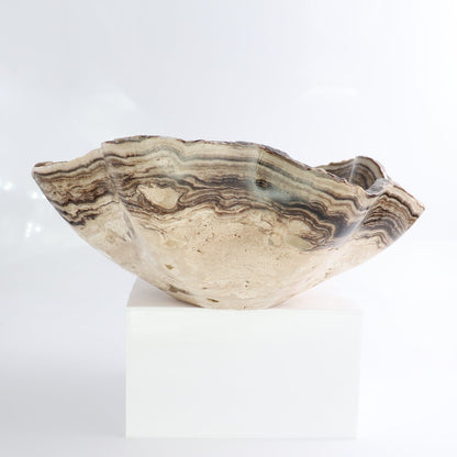 Mexican Onyx/Calcite Bowl 14"