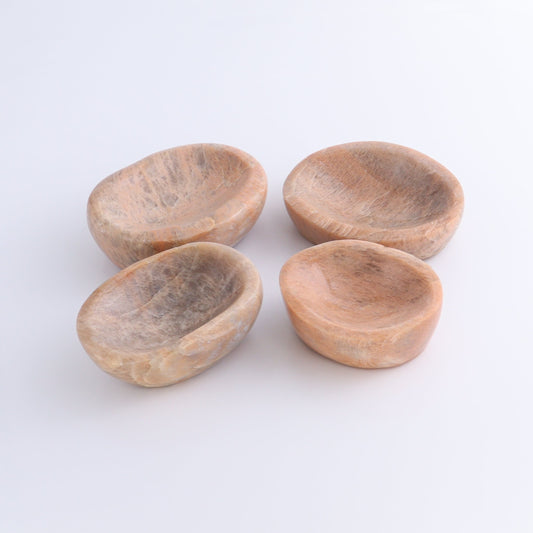 Peach Moonstone Bowl Set of 4
