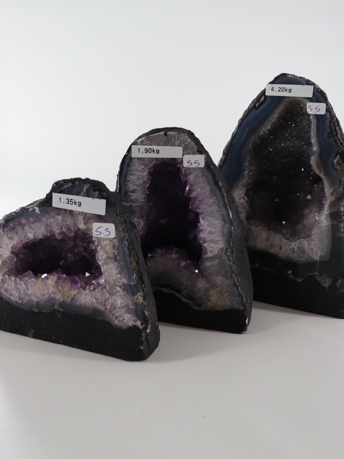 Amethyst Cathedrals Set of 3 - Expert Wholesale and Supplier of Wholesale Crystals & Bulk Gemstones, []