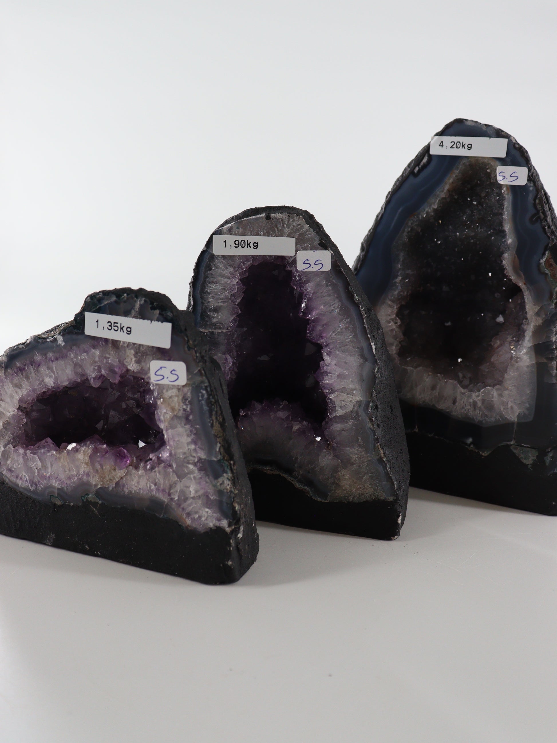 Amethyst Cathedrals Set of 3 - Expert Wholesale and Supplier of Wholesale Crystals & Bulk Gemstones, []