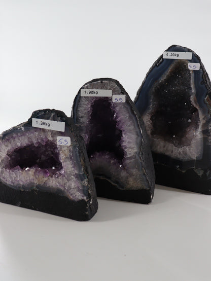 Amethyst Cathedrals Set of 3 - Expert Wholesale and Supplier of Wholesale Crystals & Bulk Gemstones, []