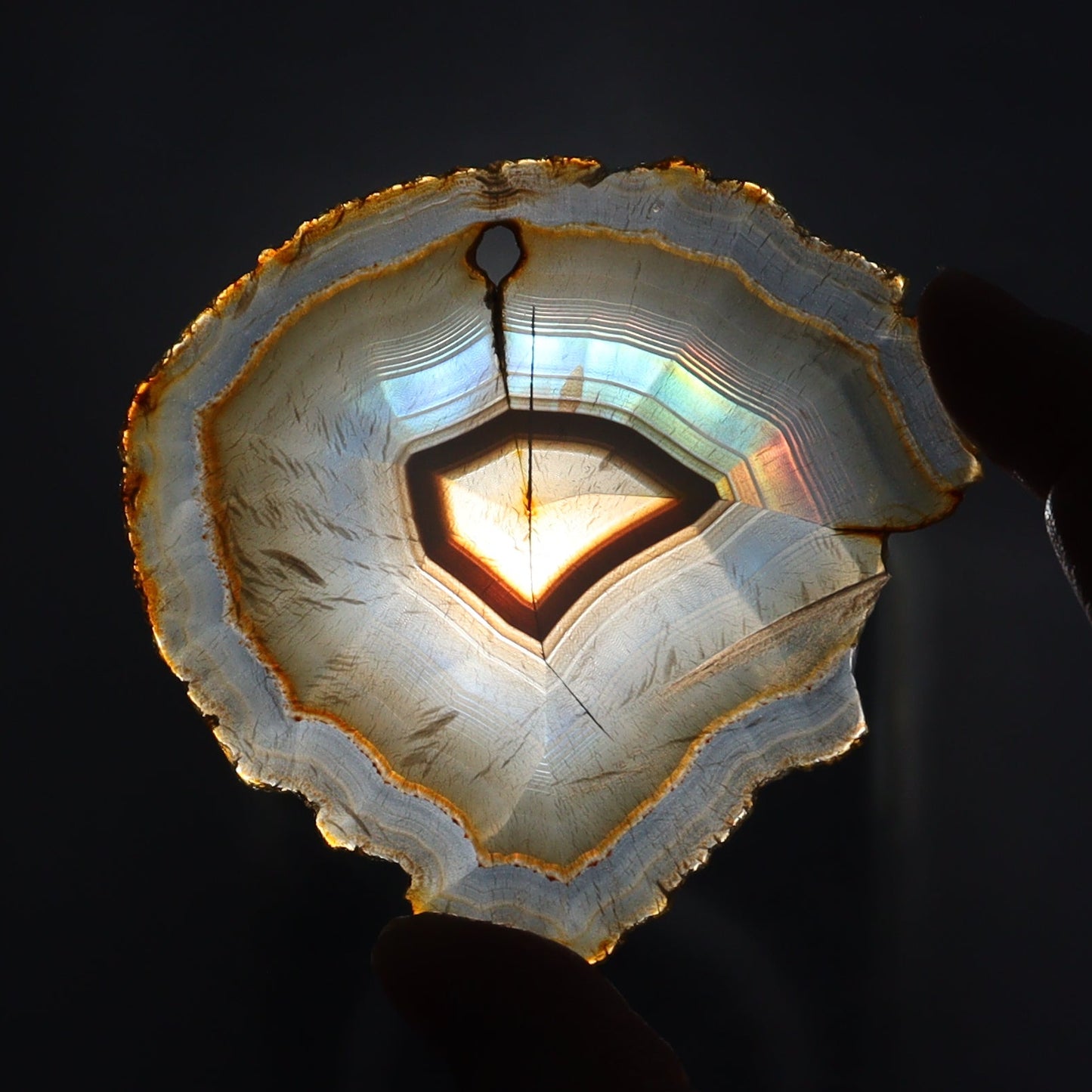 Iris Agate Slices Set of 6 - Expert Wholesale and Supplier of Wholesale Crystals & Bulk Gemstones, ["Agate","Iris Agate","Slices and Slabs"]