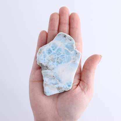 Larimar Slices Set of 4 - Expert Wholesale and Supplier of Wholesale Crystals & Bulk Gemstones, ["Larimar","Slices and Slabs"]