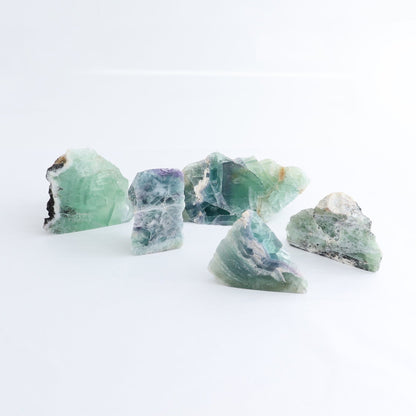 Fluorite Face Polished Set of 5