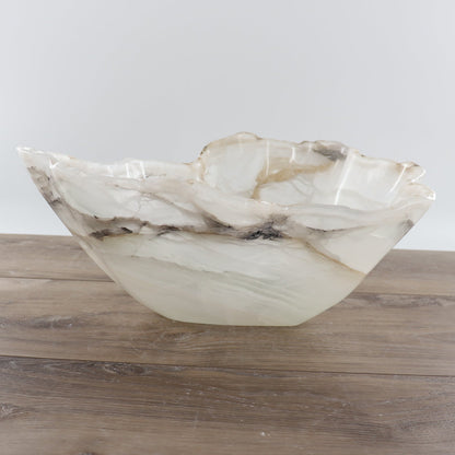Mexican Onyx/Calcite Bowl 15"