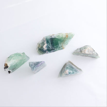 Fluorite Face Polished Set of 5