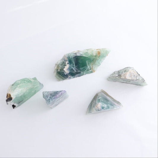 Fluorite Face Polished Set of 5