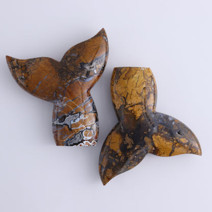Brecciated Jasper Mixed Carvings Set of 6 - Expert Wholesale and Supplier of Wholesale Crystals & Bulk Gemstones, ["Brecciated Jasper","Freeforms","Hearts","Indonesia","Mermaid Tail","stars"]