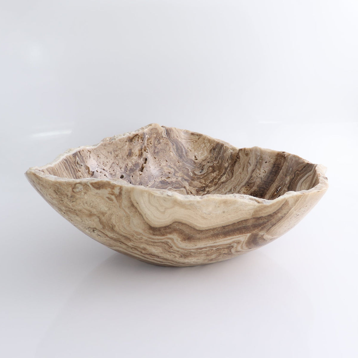 Mexican Onyx/Calcite Bowl 14"