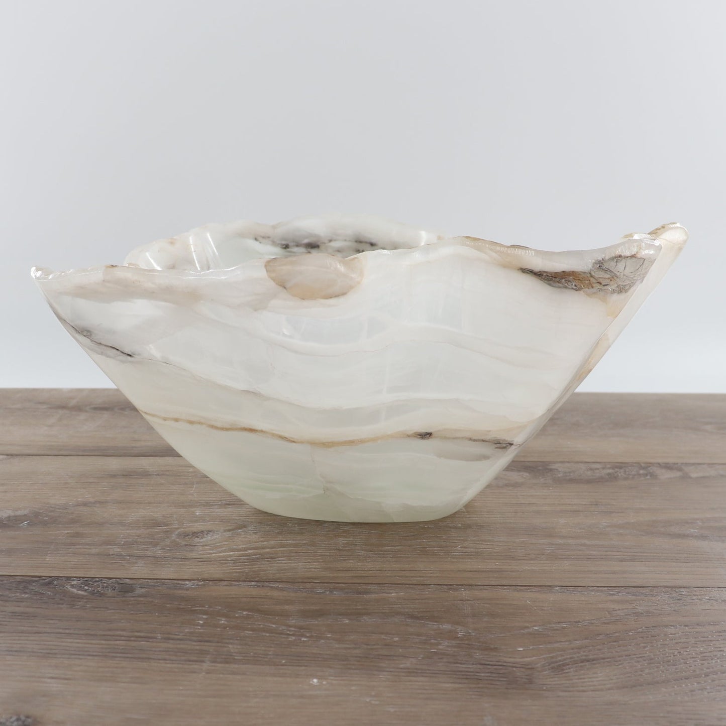 Mexican Onyx/Calcite Bowl 15"