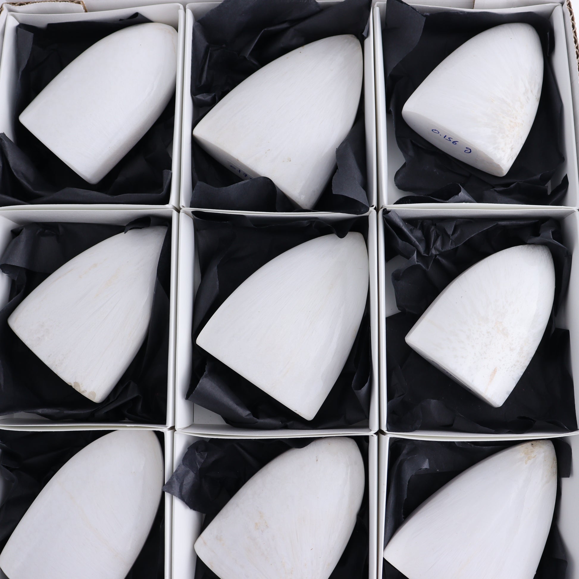 Scolecite Freeforms Flat of 12 - Expert Wholesale and Supplier of Wholesale Crystals & Bulk Gemstones, ["Freeforms","India","Scolecite"]