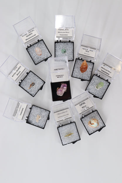 Mixed Mineral Set in Perky Boxes - Expert Wholesale and Supplier of Wholesale Crystals & Bulk Gemstones, []