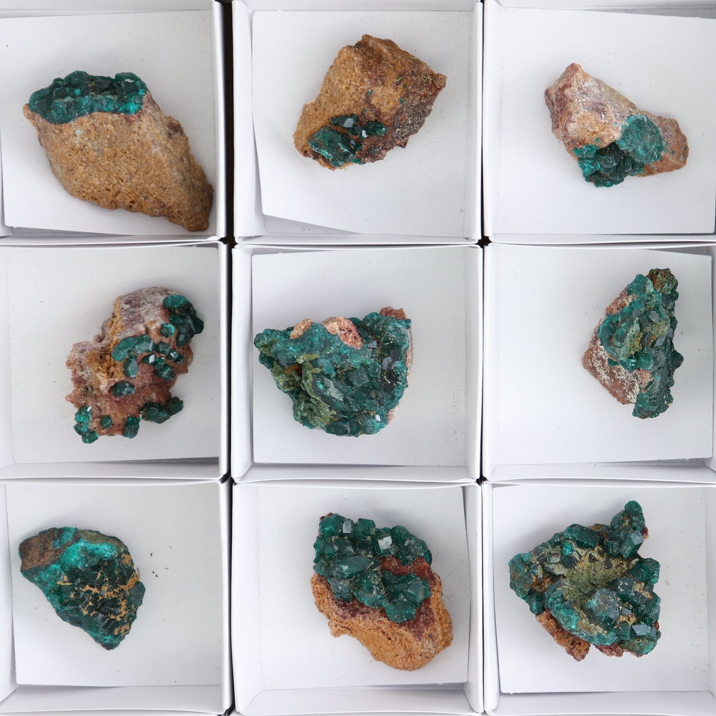 Dioptase Set of 15