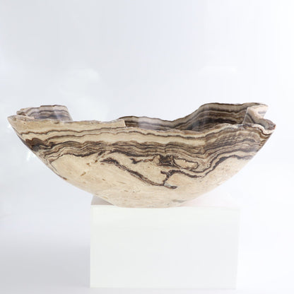 Mexican Onyx/Calcite Bowl 14"