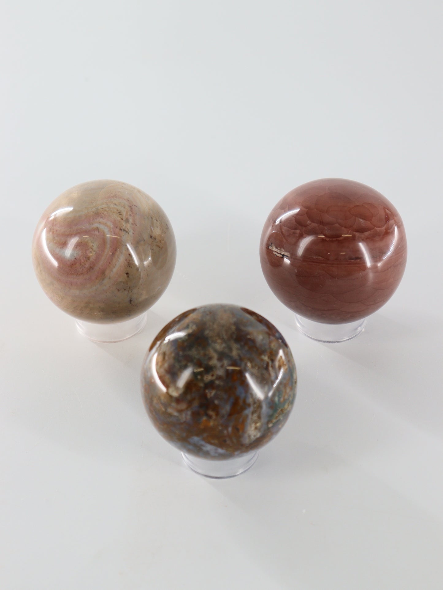 Fancy Jasper Spheres Set of 12 - Expert Wholesale and Supplier of Wholesale Crystals & Bulk Gemstones, []
