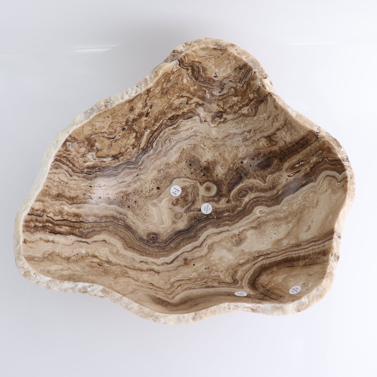 Mexican Onyx/Calcite Bowl 14"