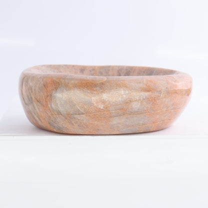 Peach Moonstone Bowl Set of 4 - Expert Wholesale and Supplier of Wholesale Crystals & Bulk Gemstones, ["bowl","Bowls","Peach Moonstone"]