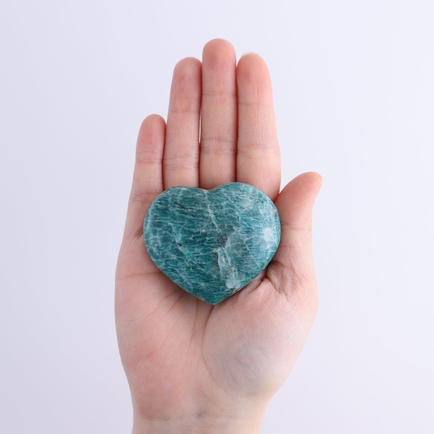 Amazonite Hearts Set of 12 - Expert Wholesale and Supplier of Wholesale Crystals & Bulk Gemstones, ["Amazonite","Hearts","Madagascar"]