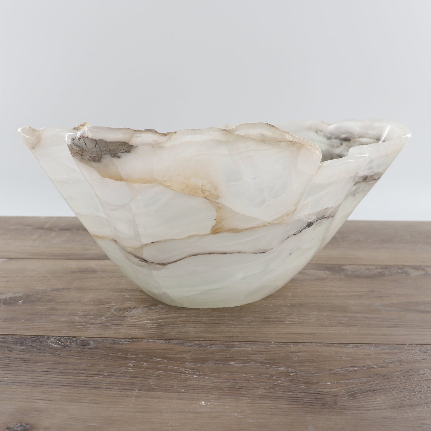 Mexican Onyx/Calcite Bowl 15"