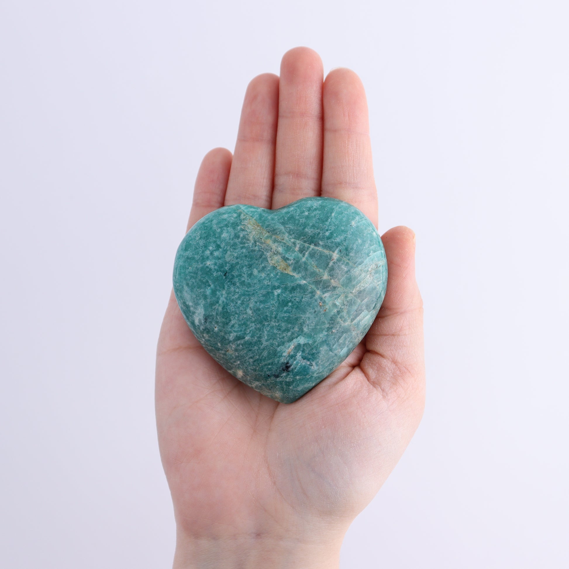 Amazonite Hearts Set of 12 - Expert Wholesale and Supplier of Wholesale Crystals & Bulk Gemstones, ["Amazonite","Hearts","Madagascar"]