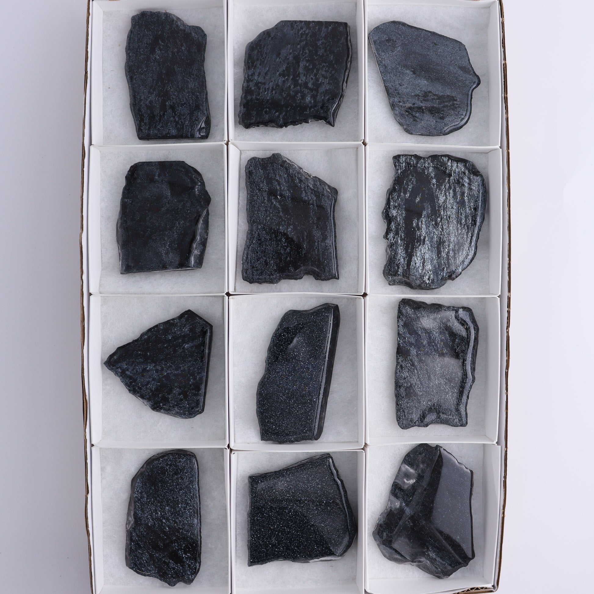 Specularite Flat of 12 - Expert Wholesale and Supplier of Wholesale Crystals & Bulk Gemstones, ["flat","Flats","Specularite","United States"]