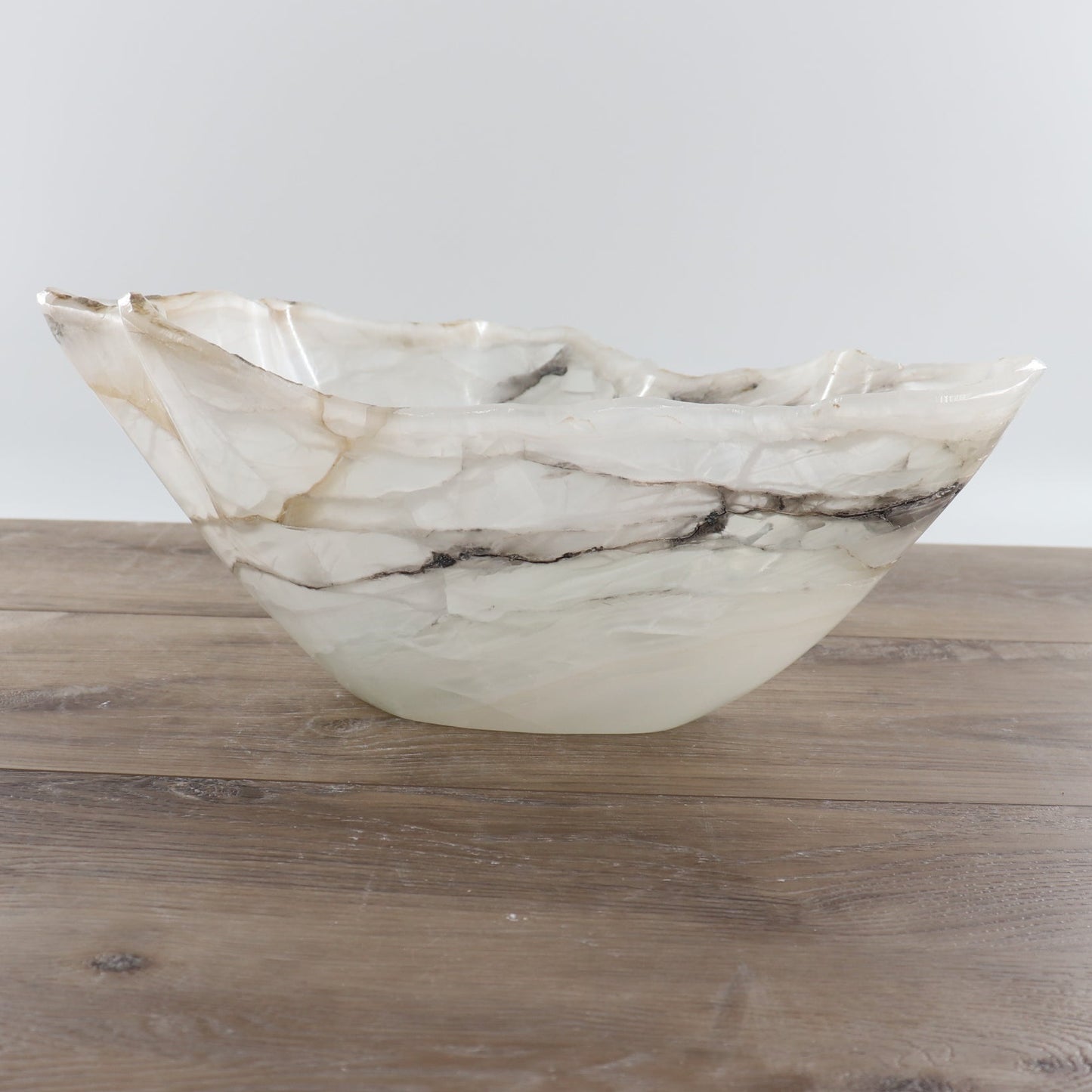Mexican Onyx/Calcite Bowl 15"
