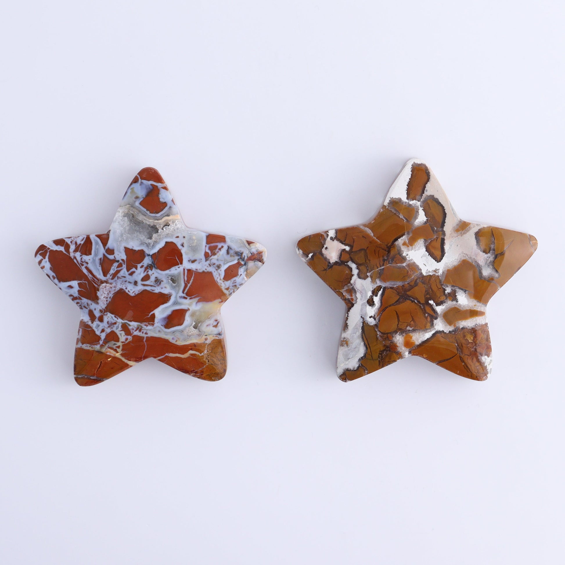 Brecciated Jasper Stars Set of 11 - Expert Wholesale and Supplier of Wholesale Crystals & Bulk Gemstones, ["Brecciated Jasper","Indonesia","stars"]