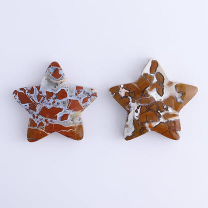 Brecciated Jasper Stars Set of 11 - Expert Wholesale and Supplier of Wholesale Crystals & Bulk Gemstones, ["Brecciated Jasper","Indonesia","stars"]
