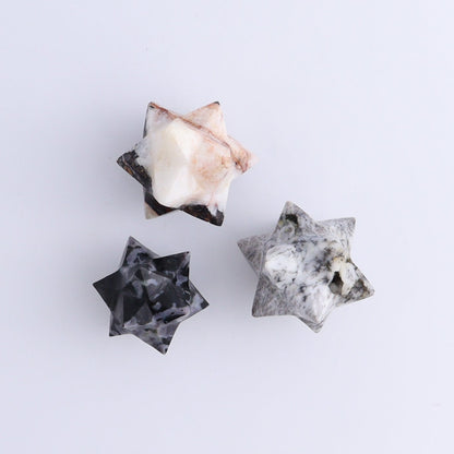 Mixed Stones Stars Set of 14 - Expert Wholesale and Supplier of Wholesale Crystals & Bulk Gemstones, ["jasper","Quartz","Rose Quartz","stars"]