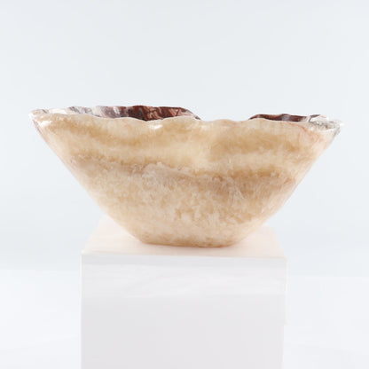 Mexican Onyx/Calcite Bowl 16"