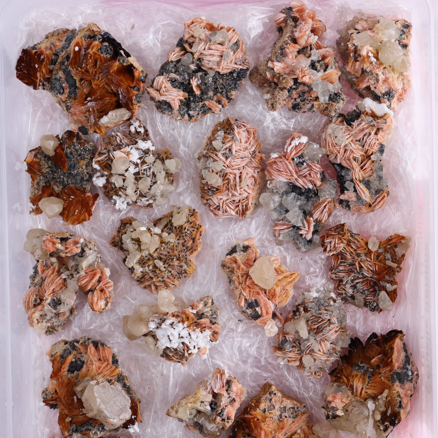 Cerussite Barite from Morocco Flat - Expert Wholesale and Supplier of Wholesale Crystals & Bulk Gemstones, ["Cerussite Barite","close_70","Flats","Morocco"]