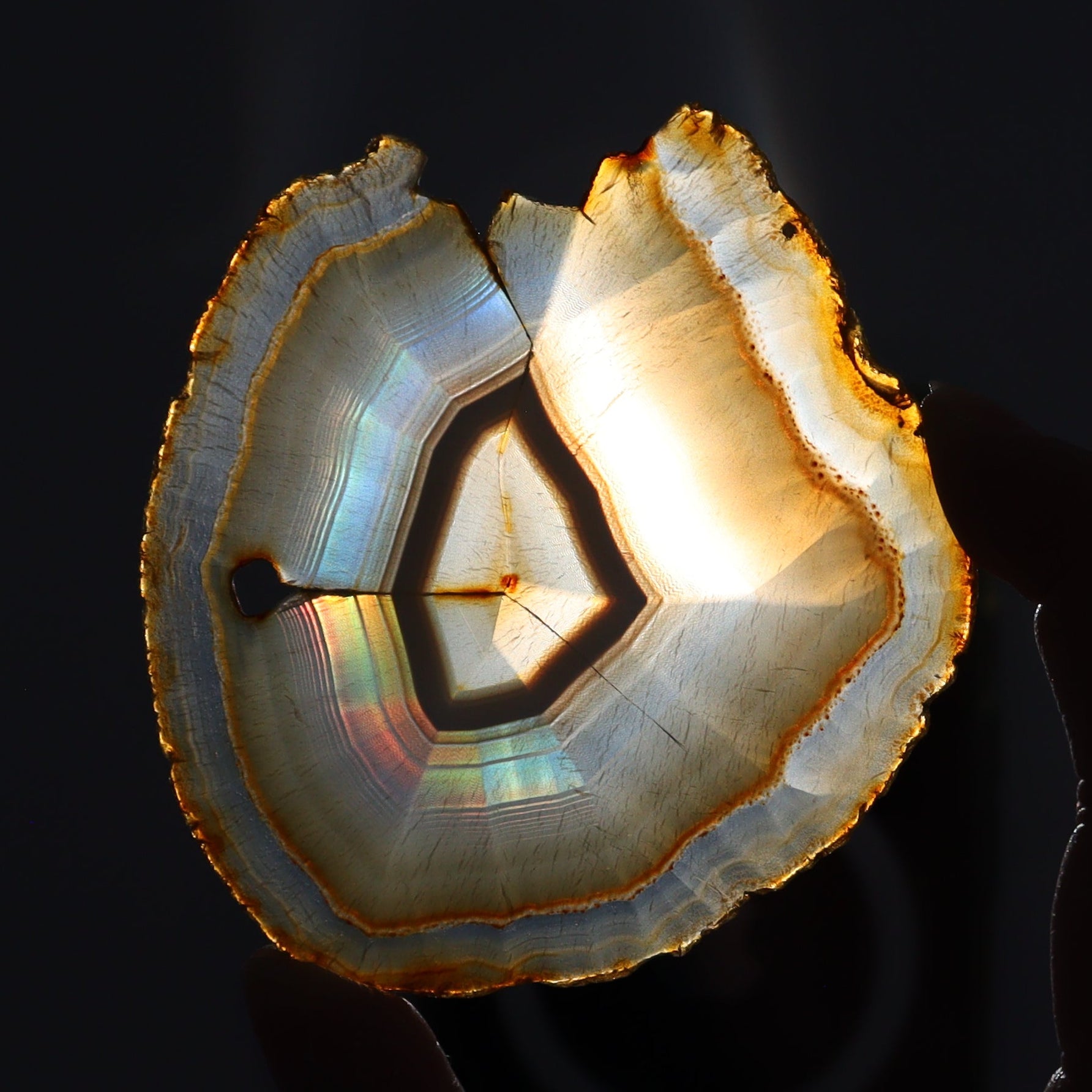 Iris Agate Slices Set of 6 - Expert Wholesale and Supplier of Wholesale Crystals & Bulk Gemstones, ["Agate","Iris Agate","Slices and Slabs"]