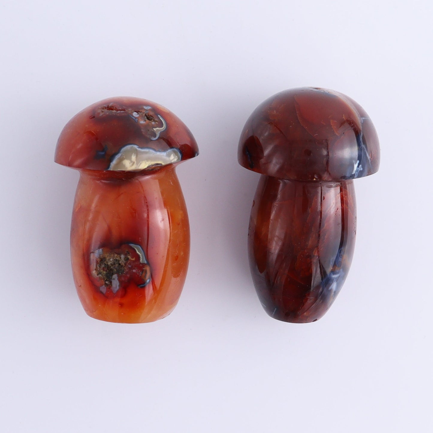 Carnelian Mushrooms Set of 9 - Expert Wholesale and Supplier of Wholesale Crystals & Bulk Gemstones, ["carnelian","Madagascar","Mushrooms"]