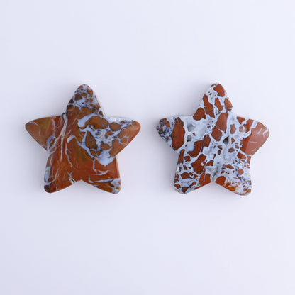 Brecciated Jasper Stars Set of 11 - Expert Wholesale and Supplier of Wholesale Crystals & Bulk Gemstones, ["Brecciated Jasper","Indonesia","stars"]