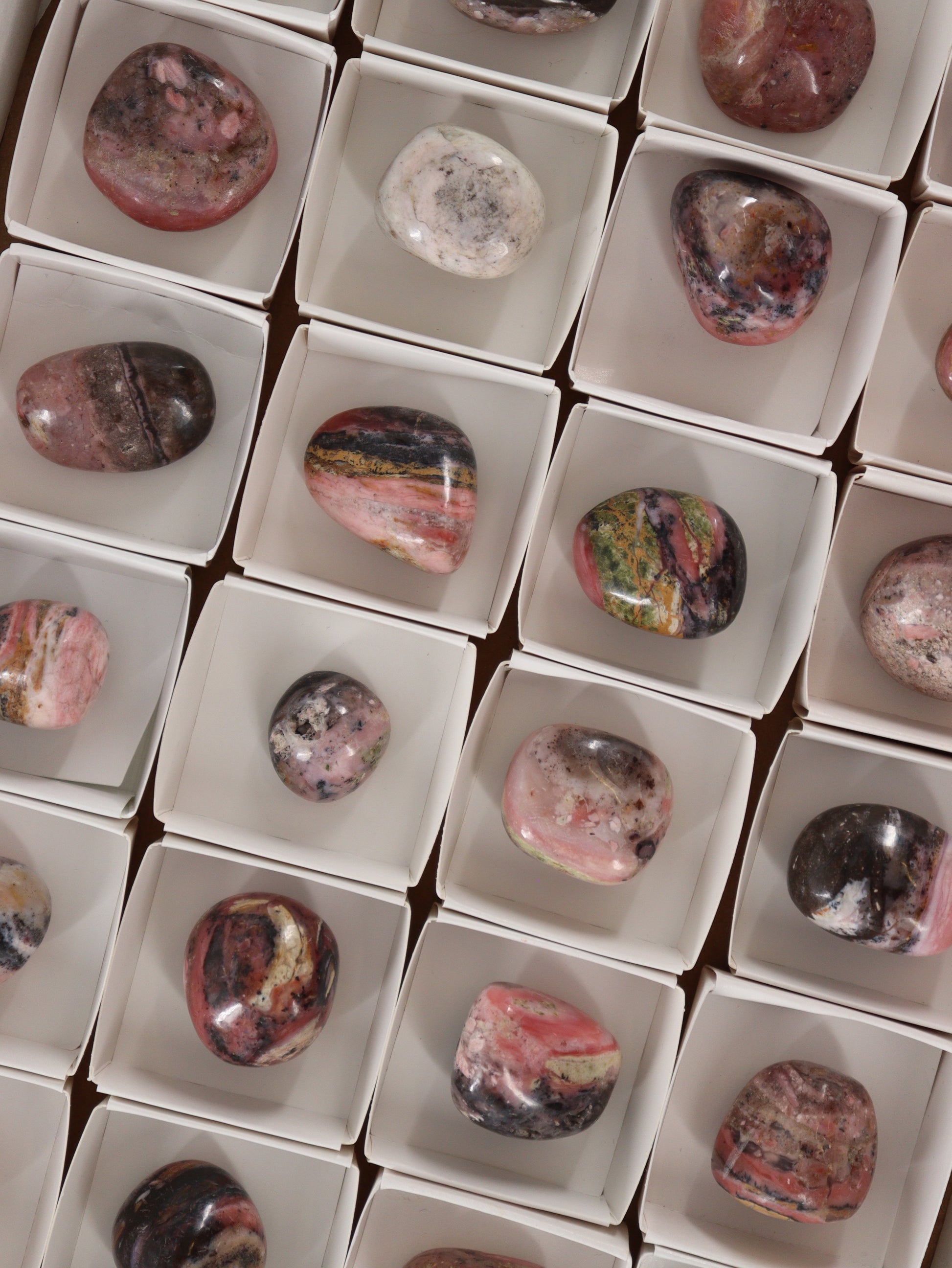 Pink Opal Tumbles Flat - Expert Wholesale and Supplier of Wholesale Crystals & Bulk Gemstones, []