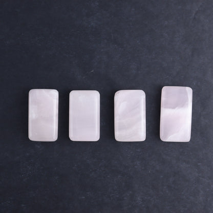 Pink Mangano Calcite Rectangles Set of 8 - Expert Wholesale and Supplier of Wholesale Crystals & Bulk Gemstones, ["Calcite","Madagascar","Pink Calcite","Rectangle"]