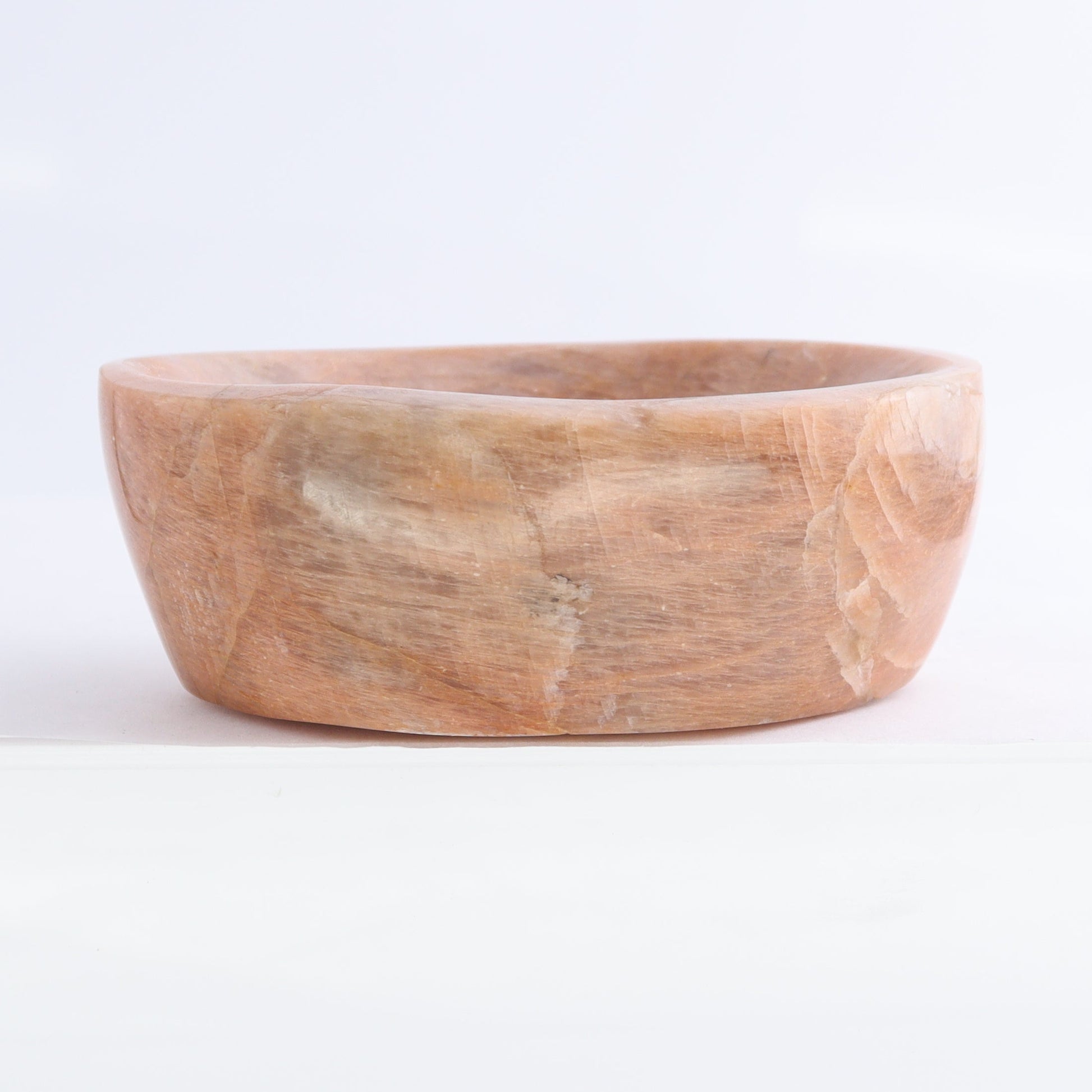 Peach Moonstone Bowl Set of 4 - Expert Wholesale and Supplier of Wholesale Crystals & Bulk Gemstones, ["bowl","Bowls","Peach Moonstone"]