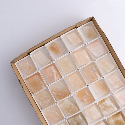 Pink Optical Calcite Flat of 24 - Expert Wholesale and Supplier of Wholesale Crystals & Bulk Gemstones, ["Flats","Mexico","Optical Calcite","Pink Calcite"]