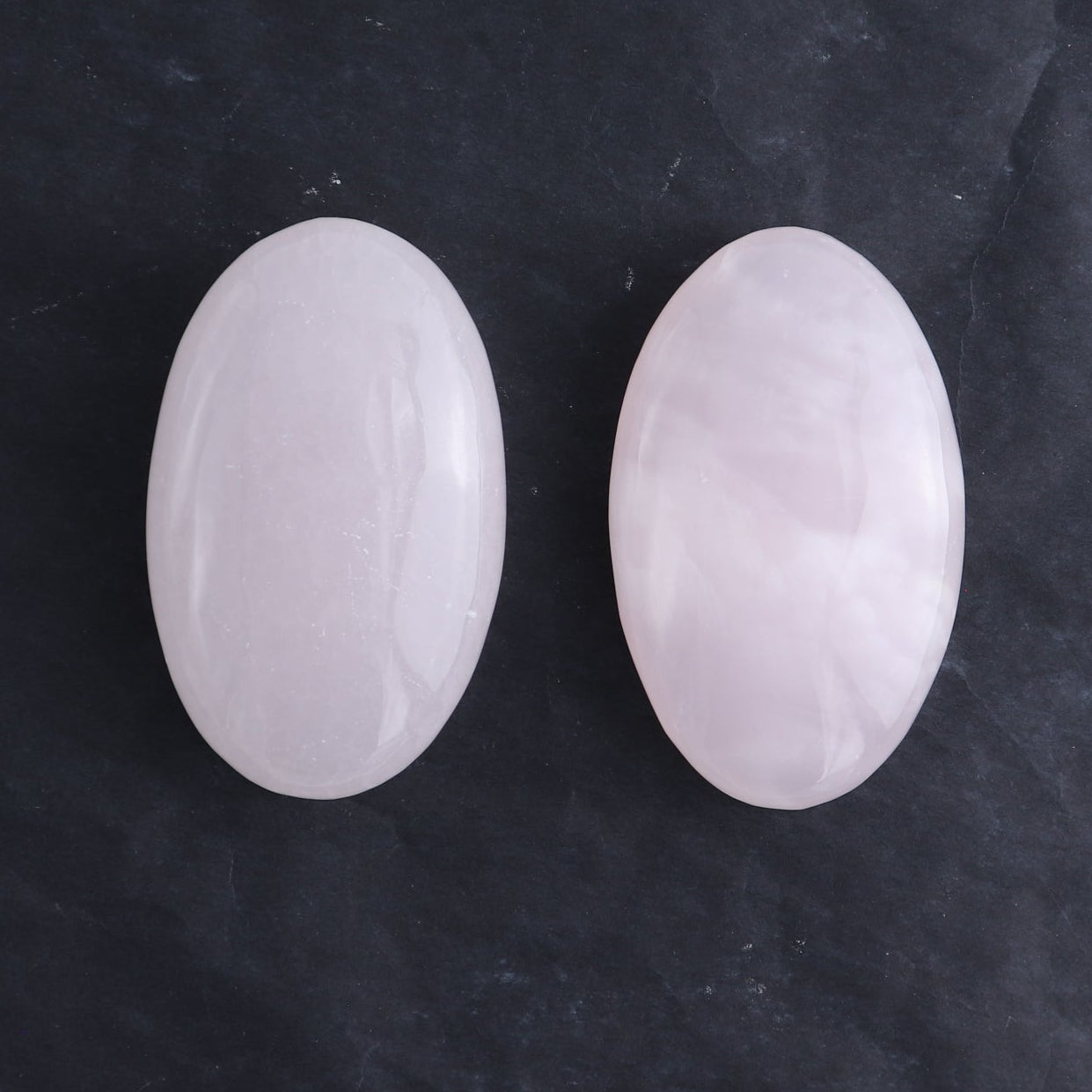 Pink Mangano Calcite Palm Stone Set of 6