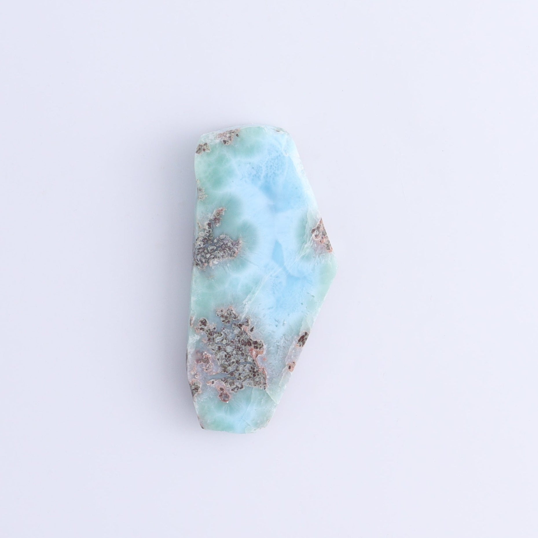Larimar Slices Set of 4 - Expert Wholesale and Supplier of Wholesale Crystals & Bulk Gemstones, ["Larimar","Slices and Slabs"]
