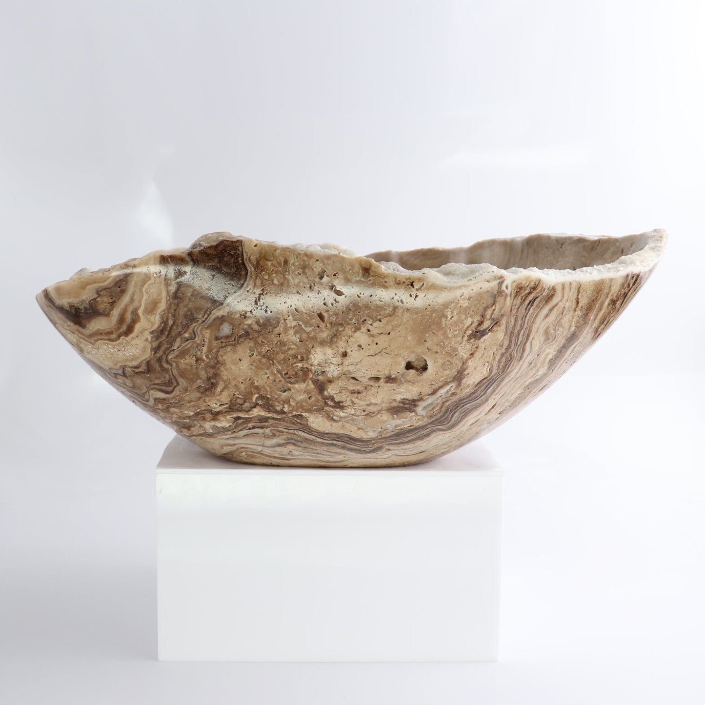 Mexican Onyx/Calcite Bowl 14"