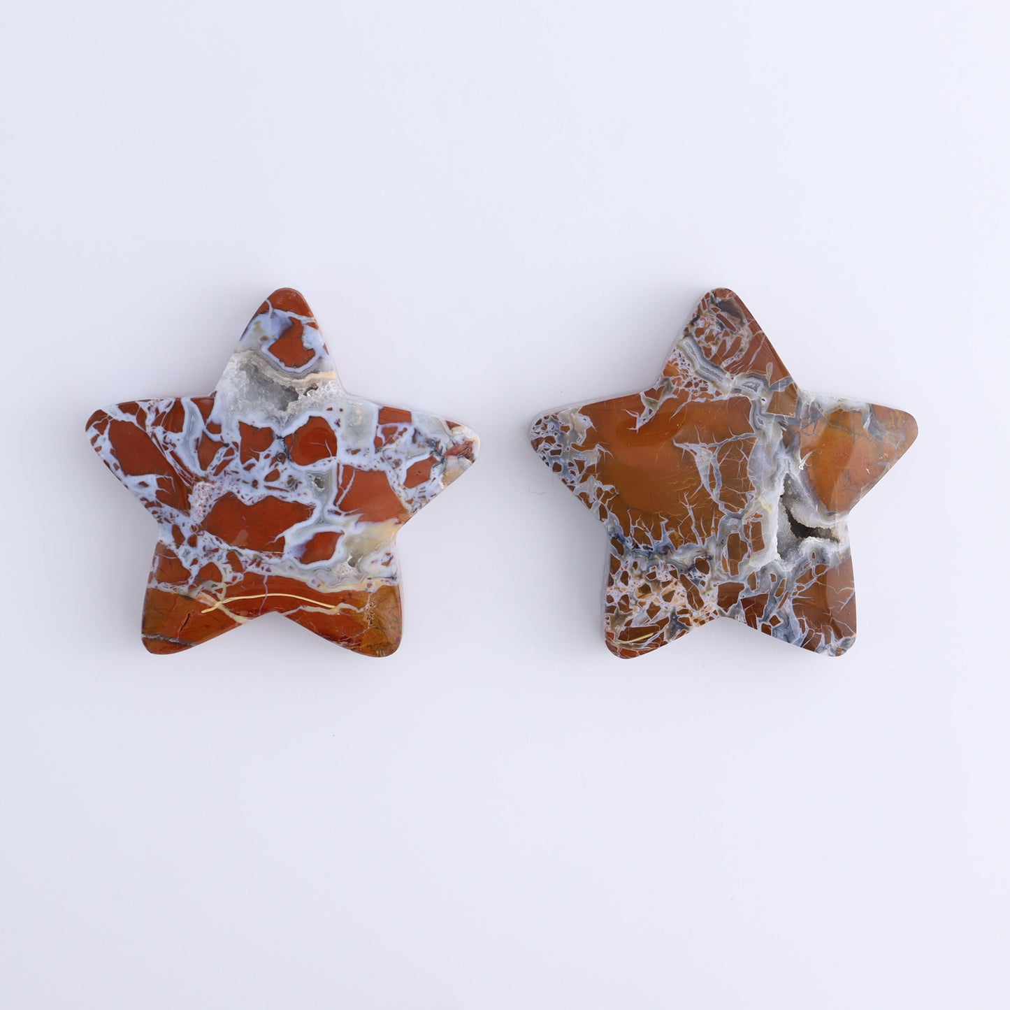 Brecciated Jasper Stars Set of 11 - Expert Wholesale and Supplier of Wholesale Crystals & Bulk Gemstones, ["Brecciated Jasper","Indonesia","stars"]